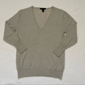 j. crew lightweight merino wool v-neck